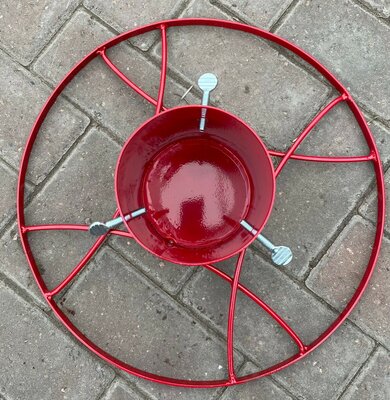 CONTEMPORARY TREE STAND 5 INCHES RED - image 2