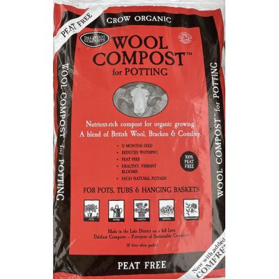 DALEFOOT PEAT FREE WOOL COMPOST FOR POTTING