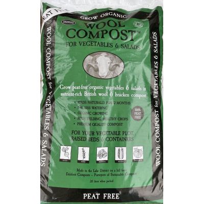 DALEFOOT PEAT FREE WOOL COMPOST FOR VEGETABLES & SALAD