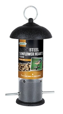 GM BLK SUNFLOWER HEART FEEDER