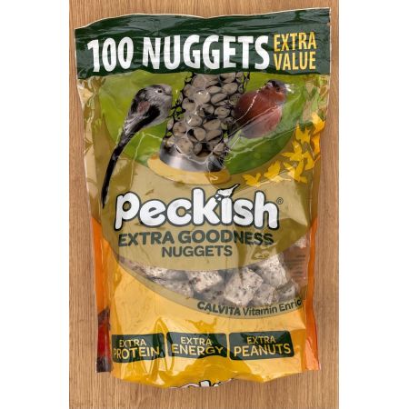 PECKISH EXTRA GOODNESS 100 NUGGETS POUCH