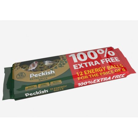 PECKISH EXTRA GOODNESS ENERGY BALL 6+6 FREE