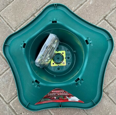 PLASTIC CHRISTMAS TREE STAND 6FT TREE - image 2