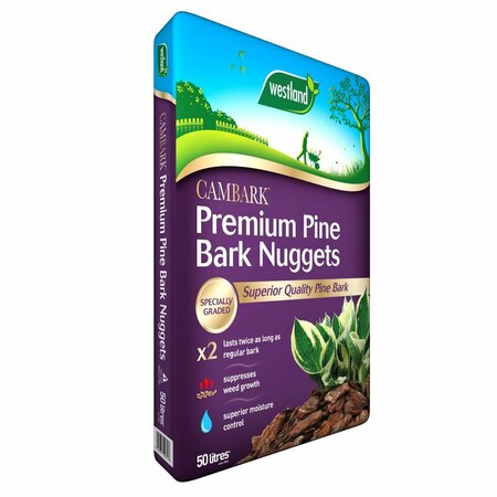 PREMIUM PINE BARK NUGGETS 50L