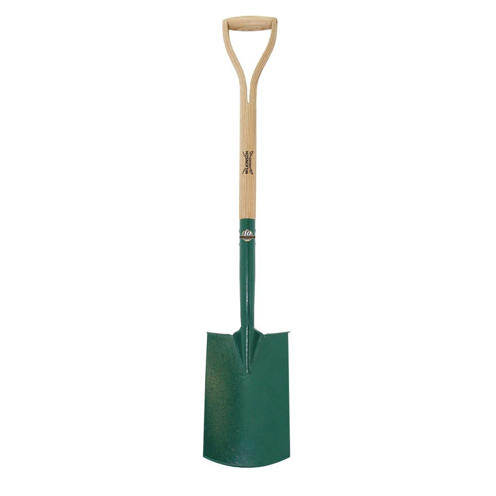 thumbnail image 2 of Silverline 1100mm Digging Spade – Wooden Shaft, GT35 Contractors Grade Garden Shovel 2 of 4