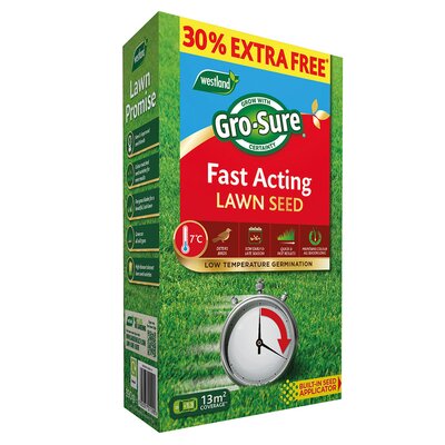GRO-SURE FAST ACTING LAWN SEED - 390G