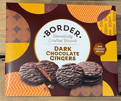 BORDER - DARK CHOCOLATE GINGER 255g