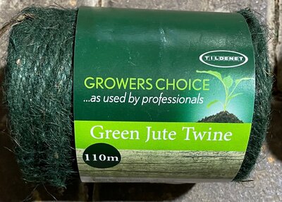 TILDENET GREEN JUTE TWINE 110M