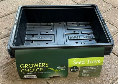 HALF SEED TRAY [5] BLACK