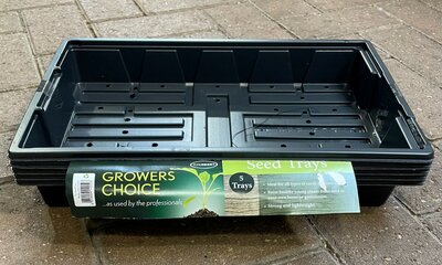 SEED TRAYS [5] BLACK