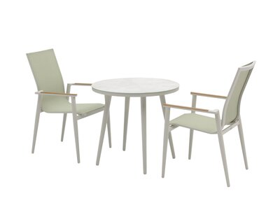 SOFIA 80CM ROUND BISTRO TABLE - GREEN