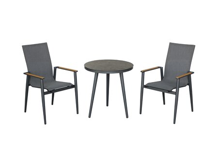 SOFIA 80CM BISTRO TABLE - ANTHRACITE - image 1