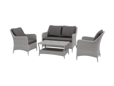 TETBURY DELUXE 2 SEAT SOFA SET - GRAPHITE - image 1