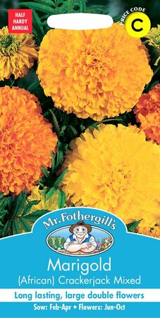 MARIGOLD (AFRICAN) CRACKERJACK MIXED