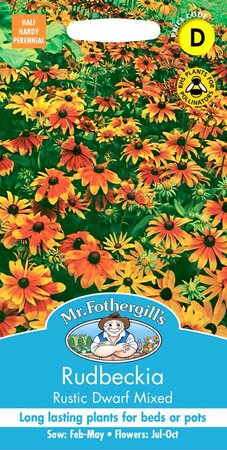 RUDBECKIA RUSTIC DWARF MIXED