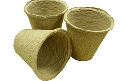 20 X 6CM ROUND PEAT FREE POTS