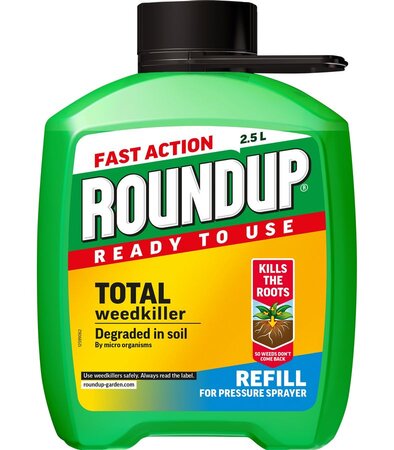 ROUNDUP® ROUNDUP® FAST ACTION READY TO USE WEEDKILLER PUMP ‘N GO 2.5 LITRES REFILL