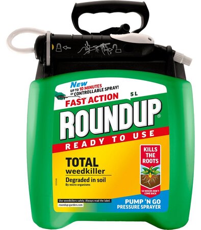 ROUNDUP® ROUNDUP® FAST ACTION READY TO USE WEEDKILLER PUMP ‘N GO 5 LITRES