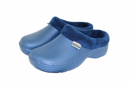 FLEECY CLOGGIES - NAVY - S7