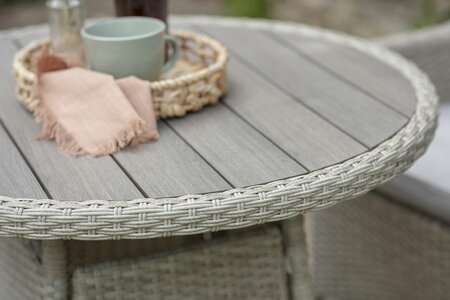 TETBURY 80CM BISTRO TABLE - NUTMEG - image 3