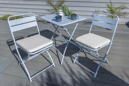 URBAN FOLDING BISTRO SET - DUCK EGG BLUE