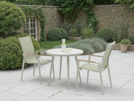 SOFIA 80CM ROUND BISTRO TABLE - GREEN - image 2