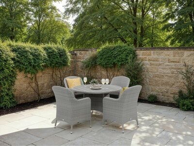 TETBURY 110CM ROUND TABLE - GRAPHITE - image 2