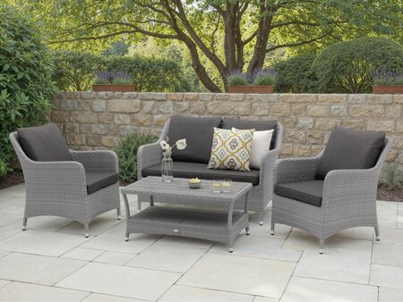 TETBURY DELUXE 2 SEAT SOFA SET - GRAPHITE - image 2