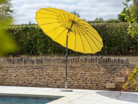 SHANGHAI 2.7M ALUMINIUM TILT PARASOL - LEMON - image 2