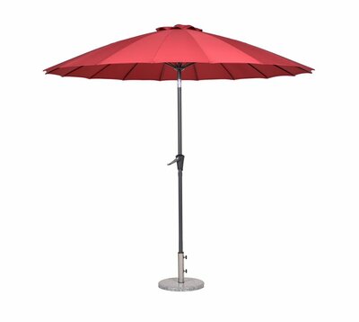 SHANGHAI 2.7M ALUMINIUM TILT PARASOL - RED - image 1