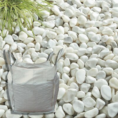 PEARL WHITE COBBLES - BULK BAG