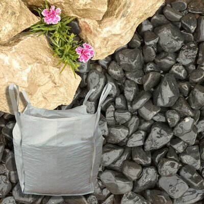 ONYX BLACK COBBLES - BULK BAG