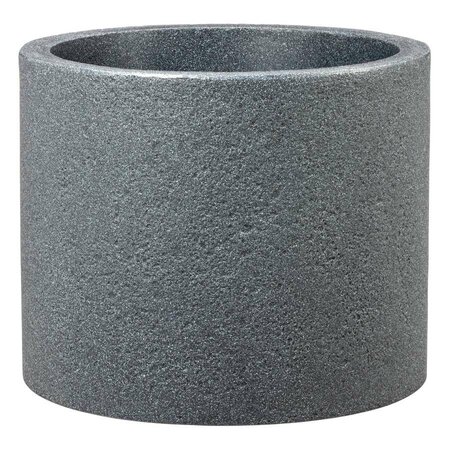 BETON ROUND PLANTER (BLACK) - W 29CM X H 24CM