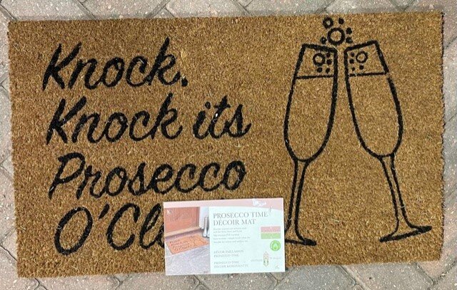 PROSECCO TIME DOORMAT