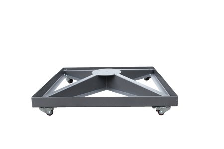 STEEL PARASOL BASE WITH WHEELS