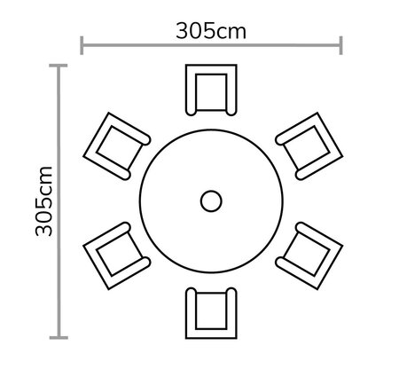 TETBURY 135CM ROUND TABLE - CLOUD - image 2