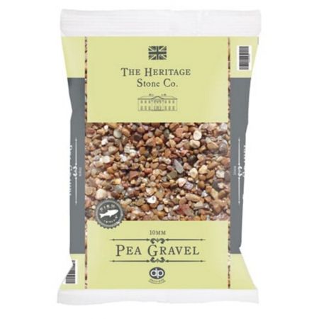 THE HERITAGE STONE CO. PEA GRAVEL 10MM