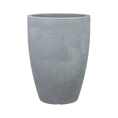 WEBEN HIGH PLANTER (GREY) - W 29CM X H 40CM - image 1