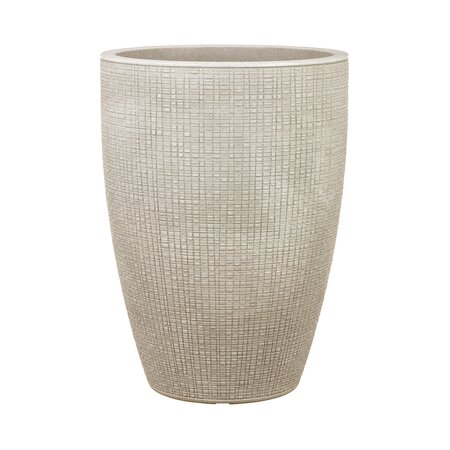 WEBEN HIGH PLANTER (SAND) - W 29CM X H 40CM